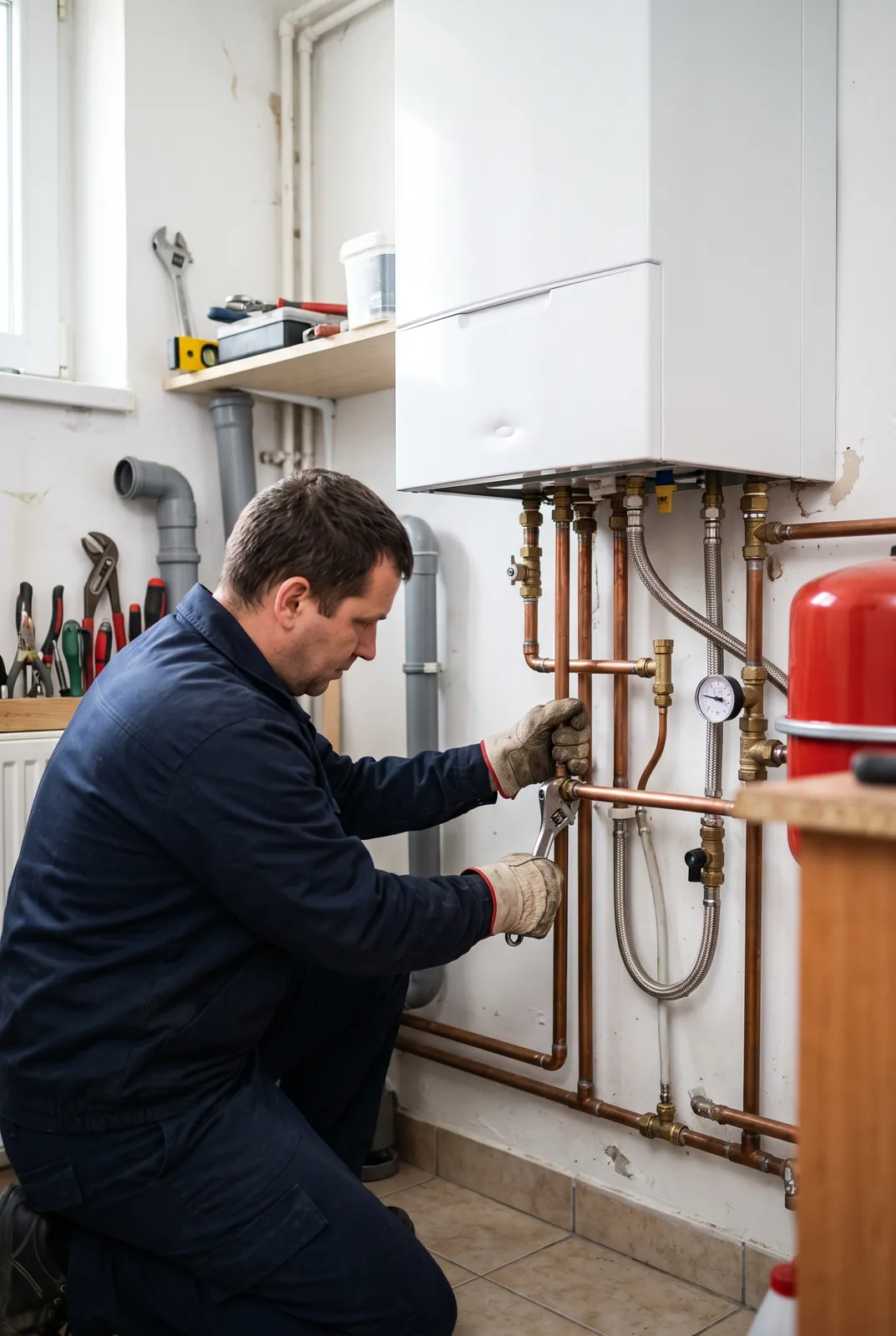 Kondenzációs gázkazán bekötése